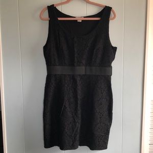 H&M black lace mini dress